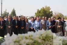 گزارش تصویری مراسم غبار روبی مزار شهدا